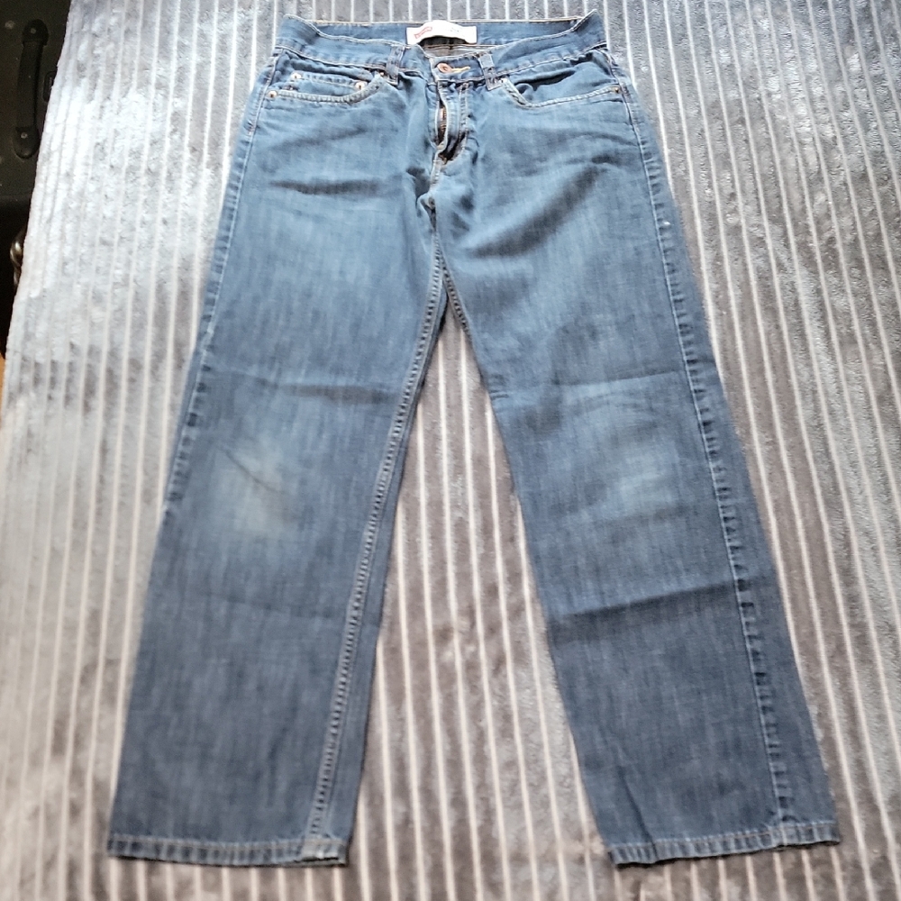Levi's Dark Blue Straight Jeans